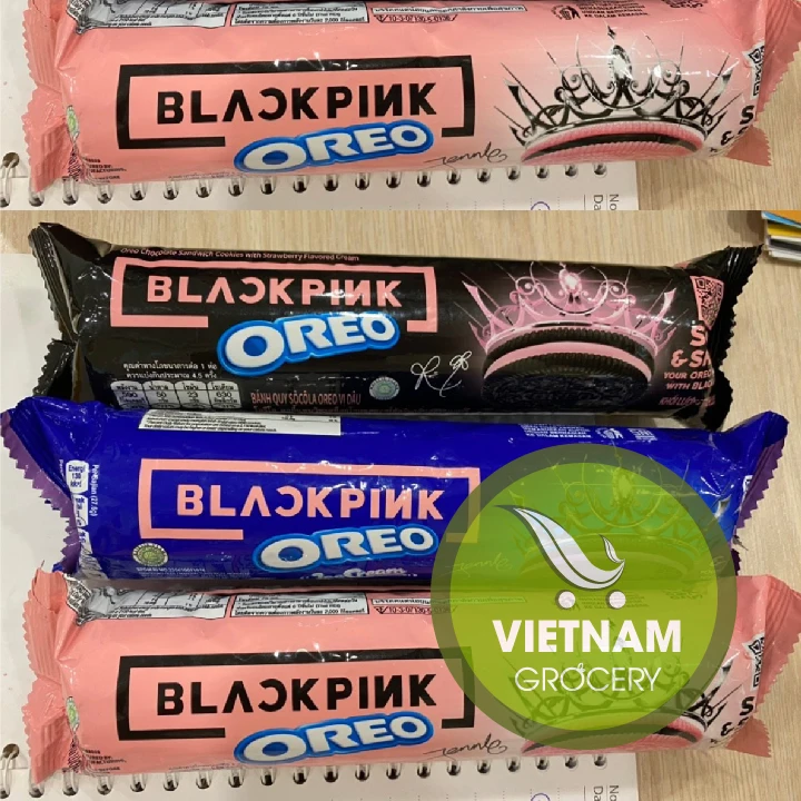 Oreo Blackpink Strawberry Flavoured Cream