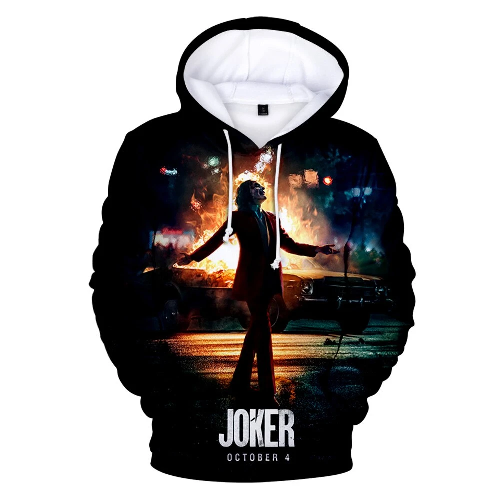2022 Best Quality Breathable  custom design with own brand name Polyester Men Hoodie Joker Design Sublimation Men Hoodies