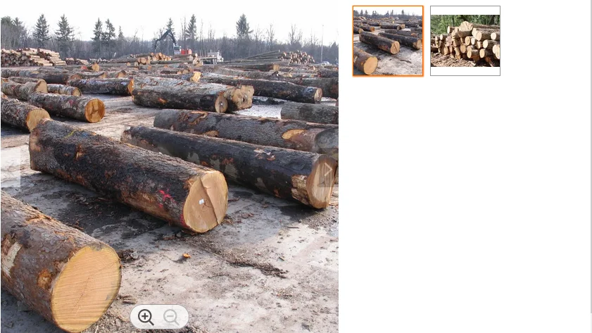 Europe White Oak Bilinga Wood round Logs Acacia Timber for Sale European Design Style