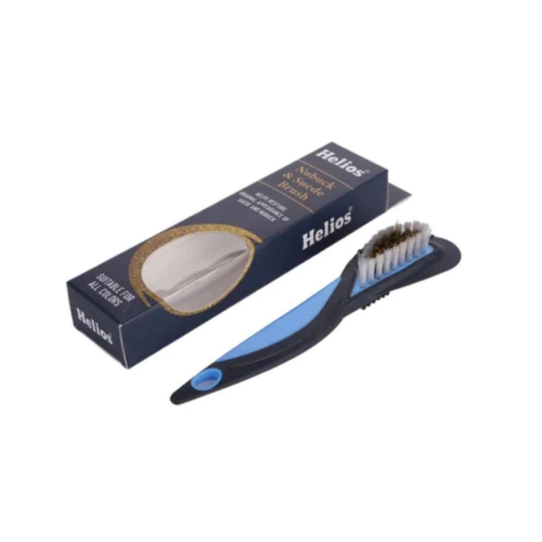 Revive your Nubuck Suede leather with ease - Helios 4 way brush is all you need