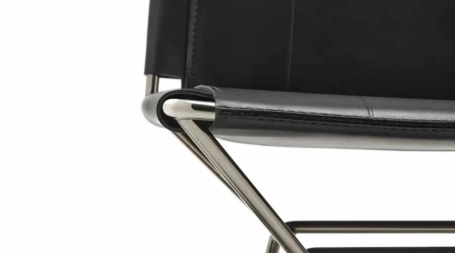 Italian Minimalist Designer Creative Neil Leather Chair Home Small Apartment Simple Nordic Luxury chairs dining for home