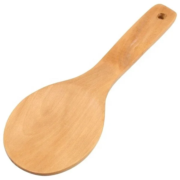 Manufacturers Provide Daily Dining Kitchen Drinking Utensils Rice Spoon Wood Item Wholesale Utensils Spatula Natural Kitchen