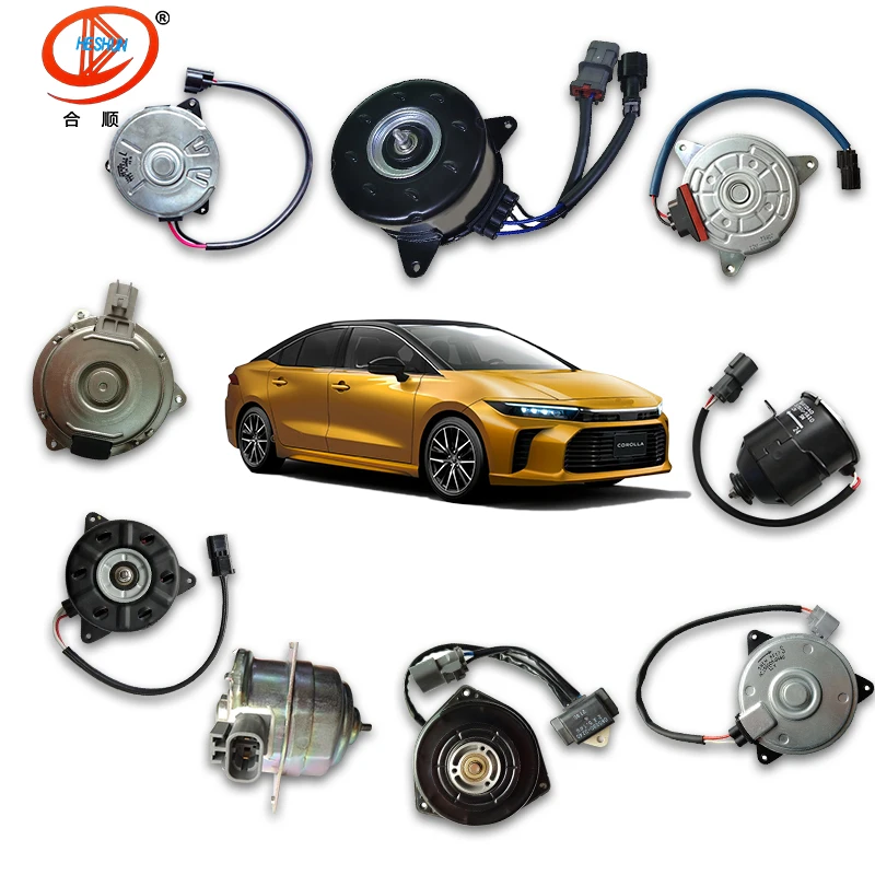 Manufacture Auto dc car radiator fan motor for BMW Nissan Toyota GM Honda Suzuki 12v 14v Denso radiator cooling fan motor prices
