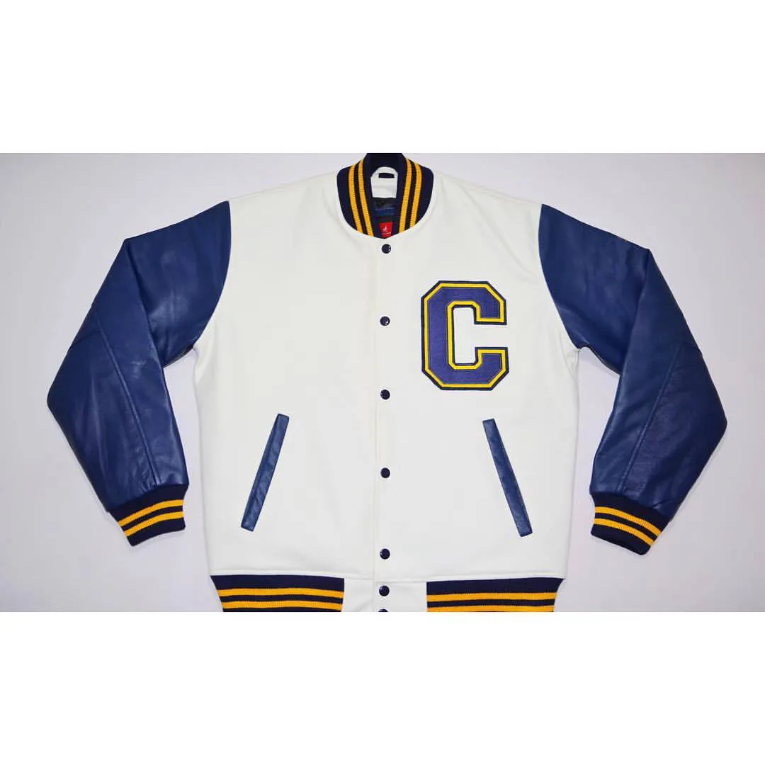 Custom Made Varsity Jacket Letterman Jacket Vintage wool Leather Varsity Jackets With Chenille Patch