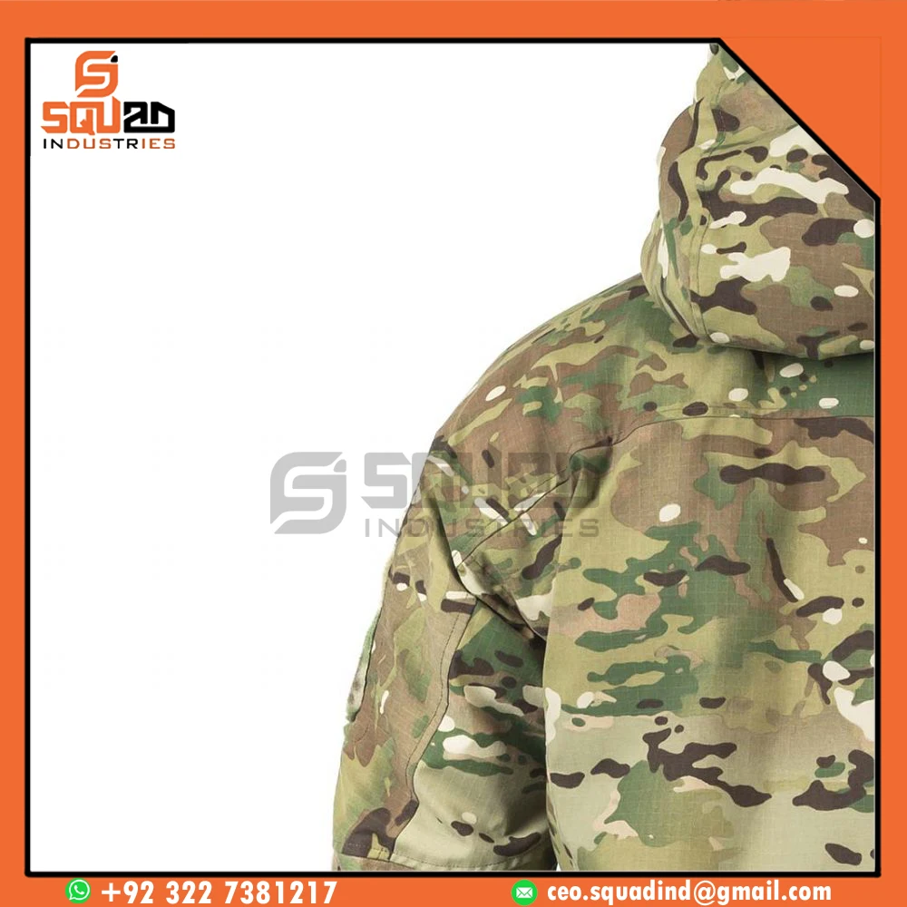 Polyester Tactical Jacket Male Winter Coats Wind Proof Tactical Jacket Manufacture High Quality Customize Winter Wear