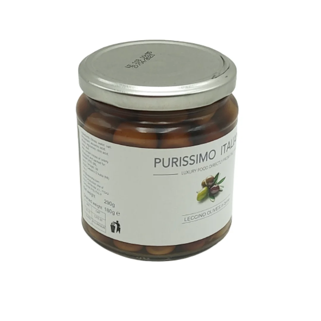 Итальянское производство, высококачественные оливки Leccino в рассоле 3100 мл для роскошных ресторанов и отелей