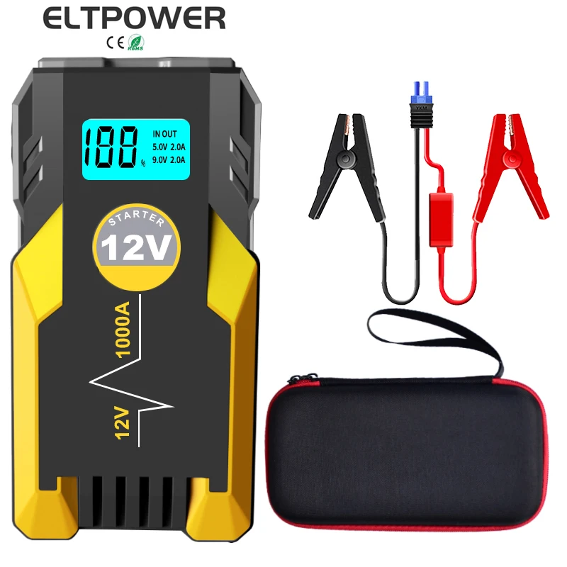 12800mah 1500A 12v Multifunction Jump Starter battery pack for car multi-function battery portable 12v 24v  jump starter