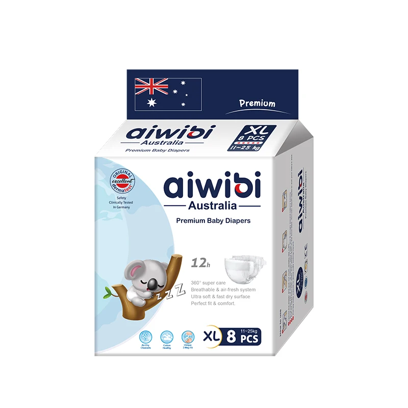 Australian Aiwibi Baby Diapers Manufacturer In Turkey Baby Diapers/Nappies Wholesale Weight Material Lbs Baby Diaper