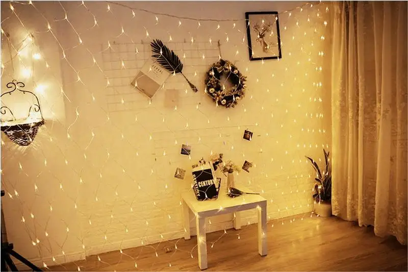 3M*2M 2M*2M 1.5M*1.5M LED Net lights courtyard Waterproof flashing string christmas lights outdoor led fairy lights