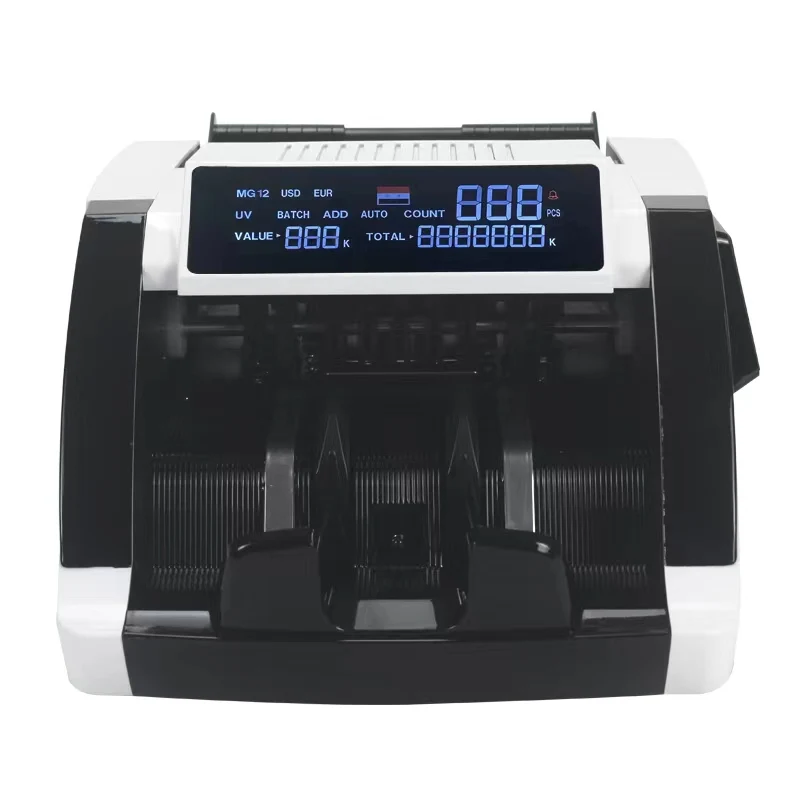 B2010 Hot Sale Money Detector Banknote Money Counter  UV/MG detector de billete falso LCD Display Note Counting Machine