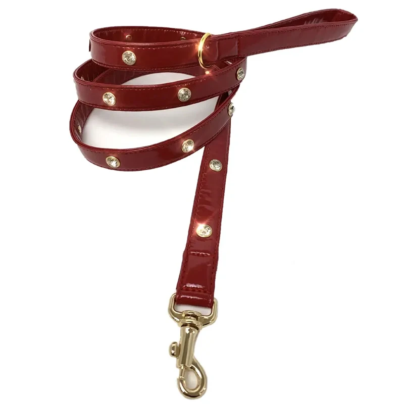 Real Cow Leather Personalized Dog Collar and Leash Handcrafted Cheap Pet Dog Collar Leash