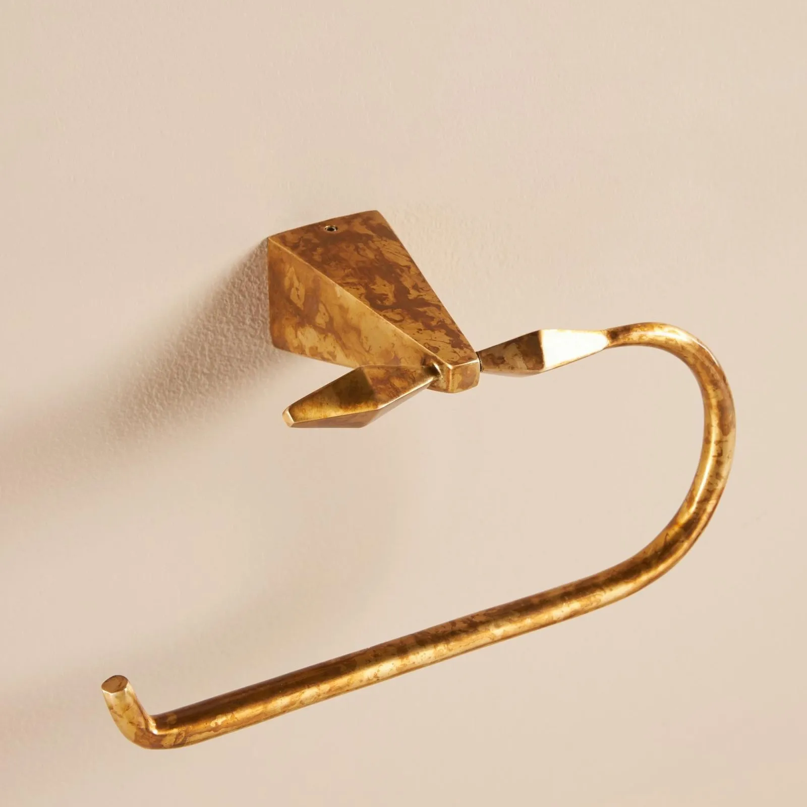 Best Price Contemporary  Brass Wall Mount Toilet Paper Holder with Gold Finished for Wall Organizer Tissue Roll Holder.