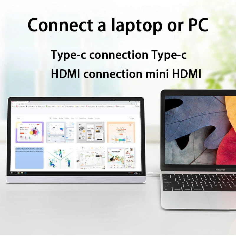 16 1 17 3 18 5 дюймов 1080p офисная работа студент учеба Домашний ноутбук мобильный телефон ПК Расширенный портативный монитор