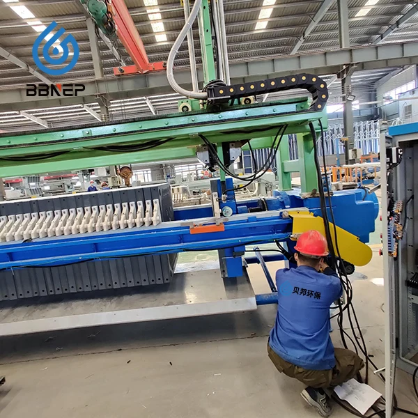 Efficient Automatic Water Washing Filter Press Equipment Effective Frame and Plate Filter Chamber Filter Press