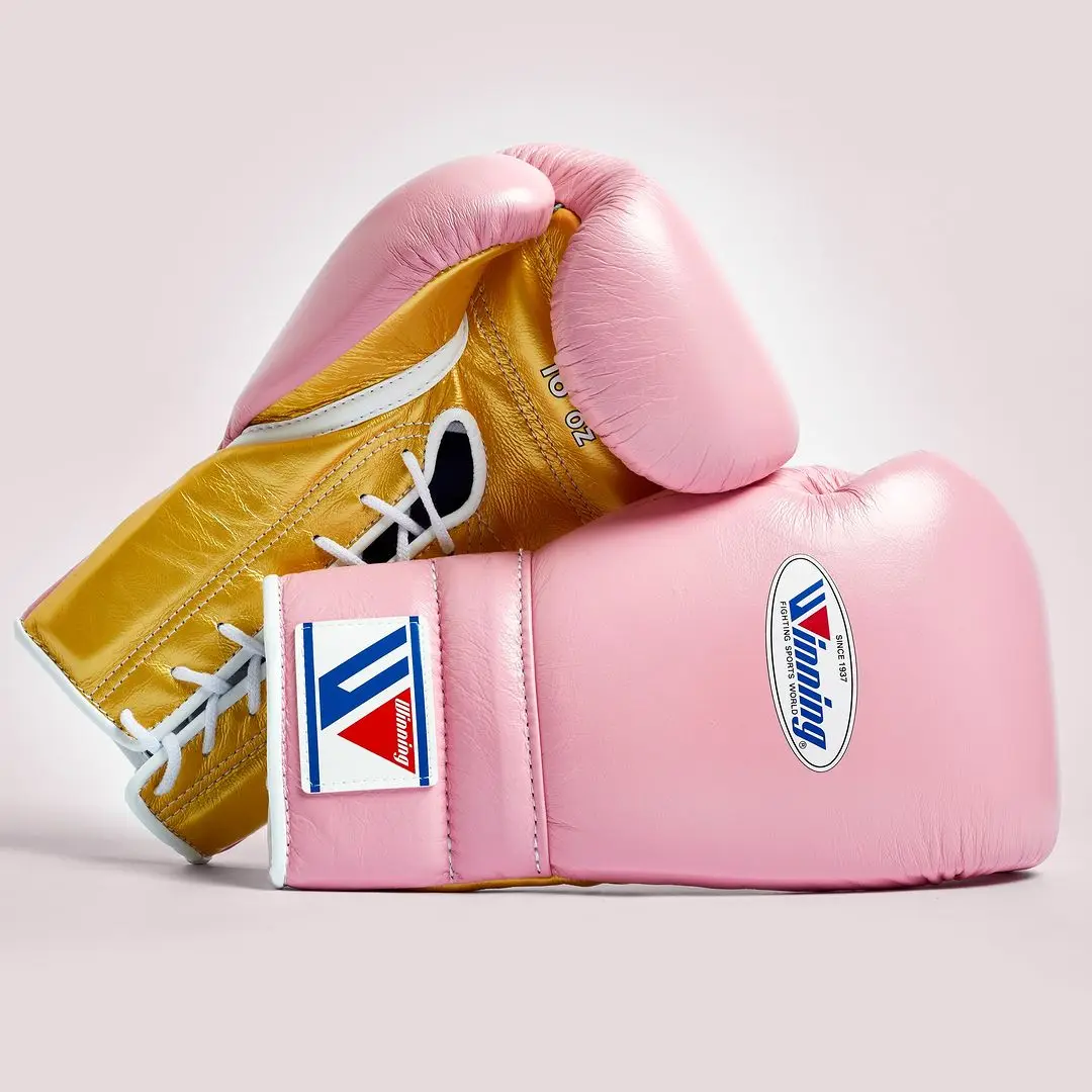 Professional winning Boxing gloves twins boxing Genuine Leather MMA Muay Thai Sparring kick boxing gloves