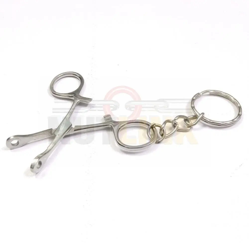 Dental Surgical Micro Halsted Micro Mosquito Forceps Straight Key chain Fully Functional | Miniature Mosquito Key Chain