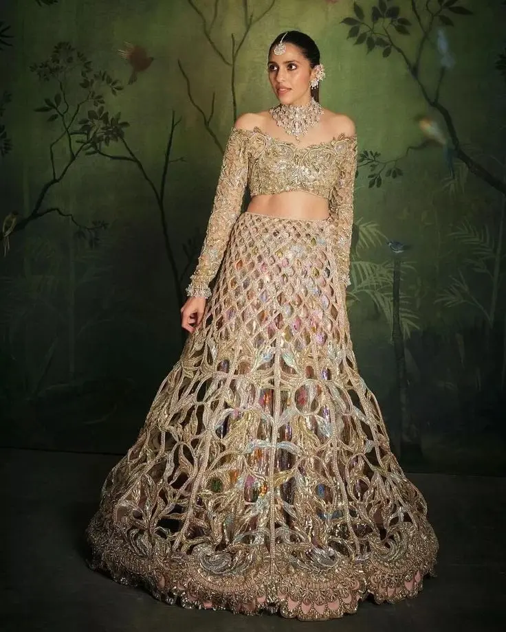 Приемная Lehenga Choli для пакистанской невесты тяжелое индивидуальное платье азиатские свадебные платья от индийского поставщика