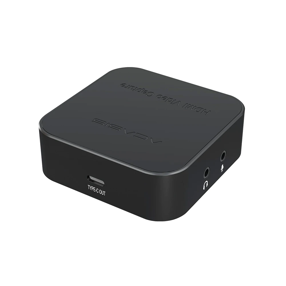 Video capture card USB 3.0 5Gbps Transmission support Multiple Gaming Devices with HDMI & audio interface Type c output