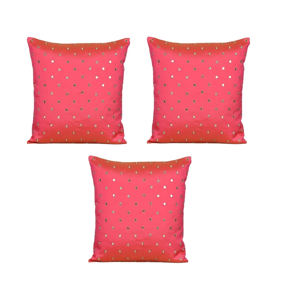 Buy Pillow Cases for Home Luxury Solid Color Living Room Decorative Polyester Cushions Handmade Cushion Cover At Best Price