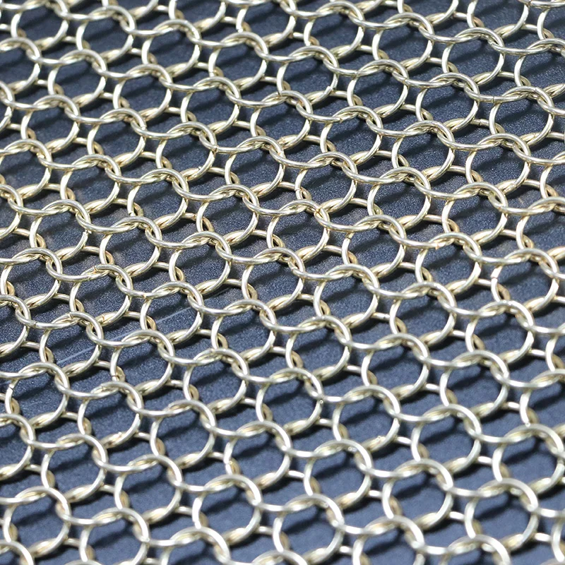 Chicken Netting Fence 50mmetal Mesh Eyelet Rings for Curtains Metal Mesh Curtain