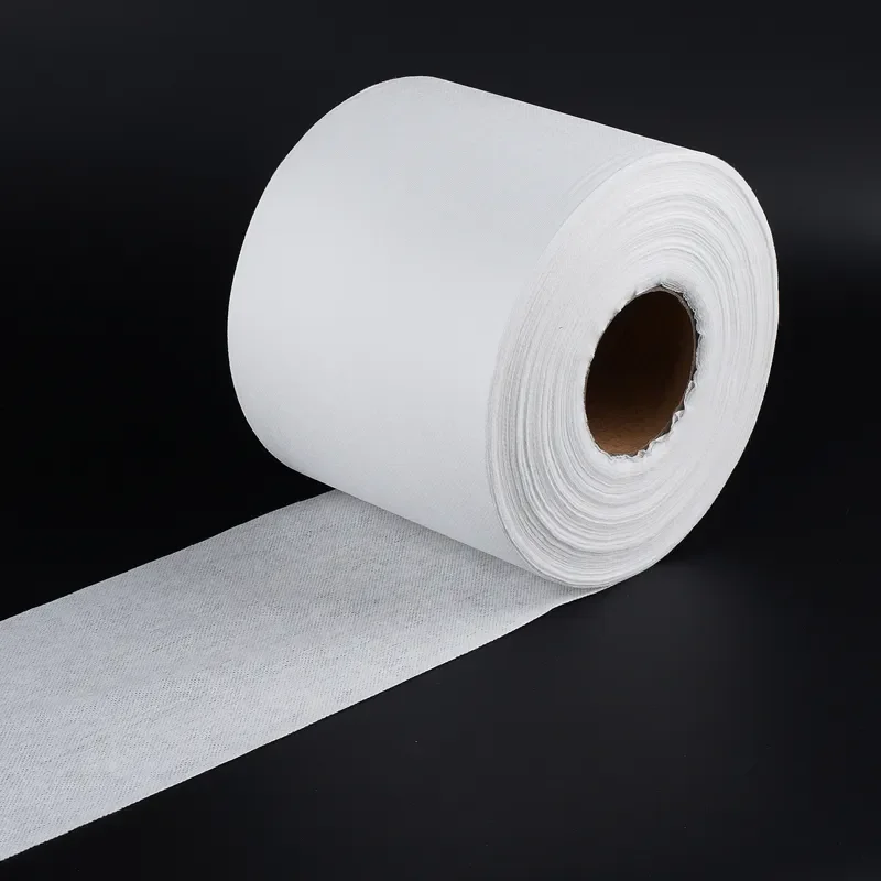 Cheap factory wholesale PLA spunlace Nonwoven For disposable baby diapers wet towels 100% cotton  for wet tissue dry tissue