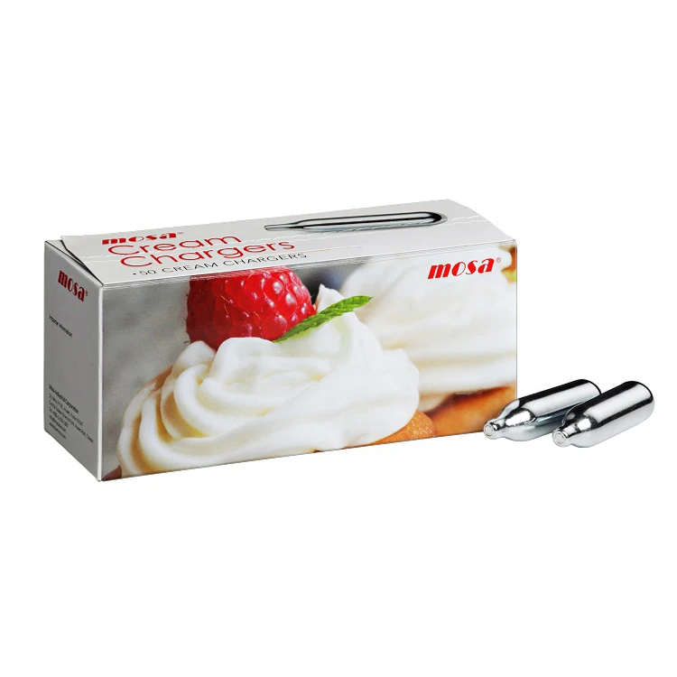 Top Listed Supplier of Highest Quality Zinc Coated 8g Mosa Whipped Cream Charger at Low Market Price