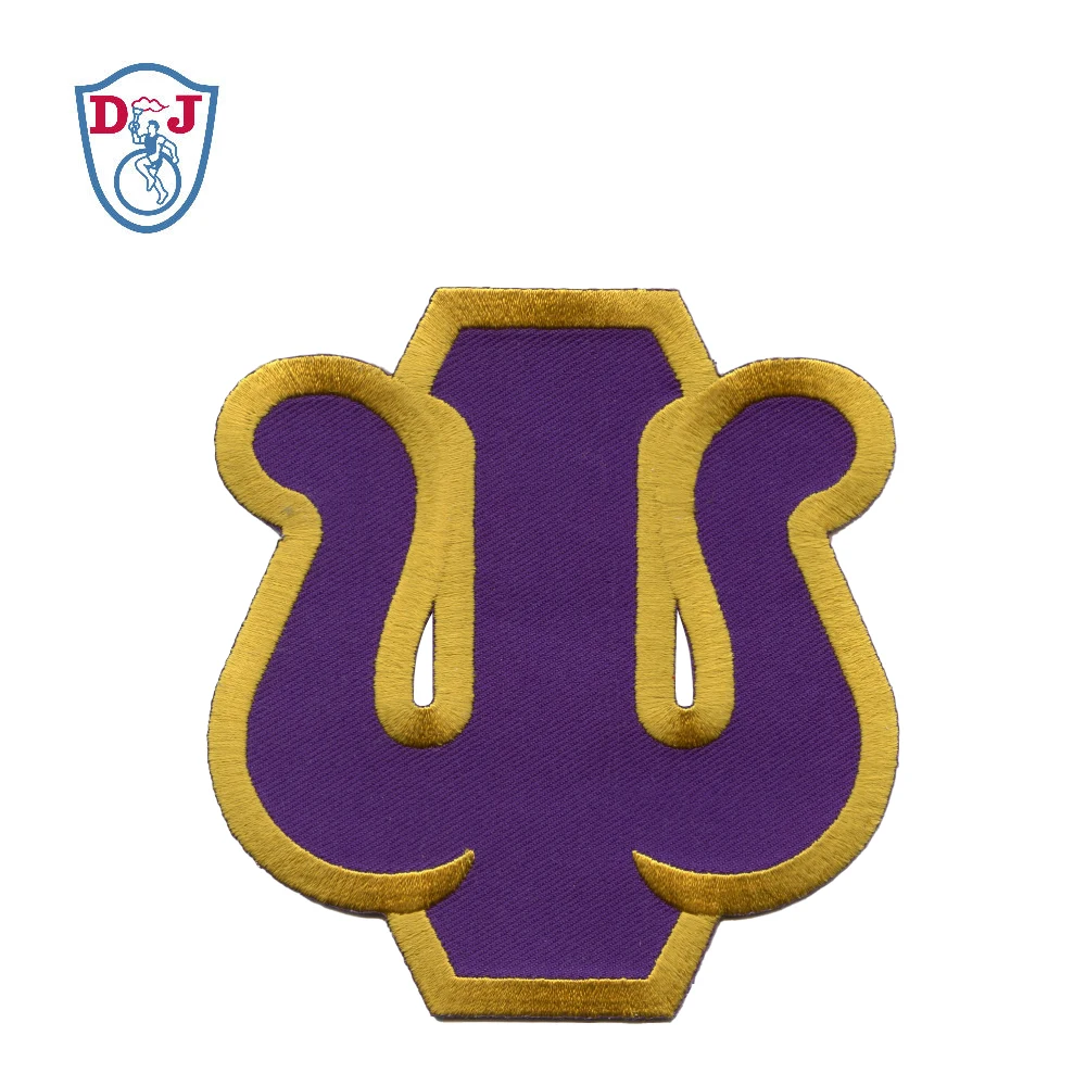 Customized Letter Patches Iron On Greek Letter Embroidered Applique sorority & fraternity patches