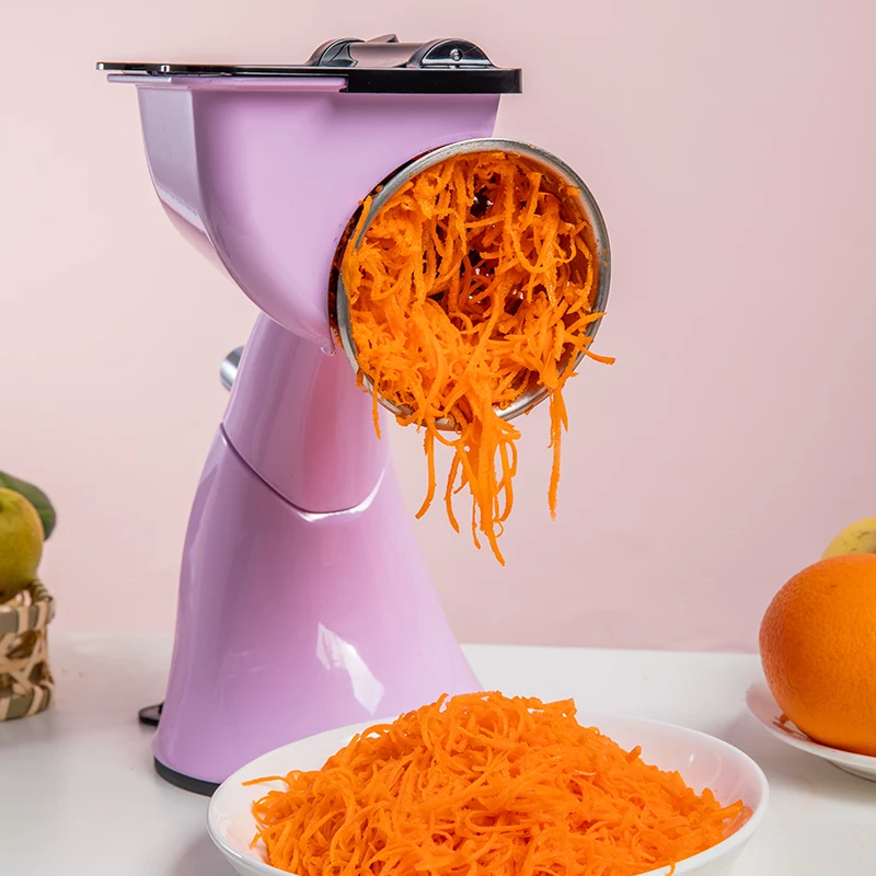 Prepare salads in seconds with the durable aluminium vegetable chopper, featuring 5 in 1 for quick and efficient cutting.