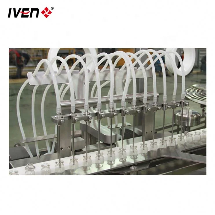 Automatic GMP Antibiotic Vial Powder Filling Machine Vial Powder Filling Stoppering Capping and Packing Production Line