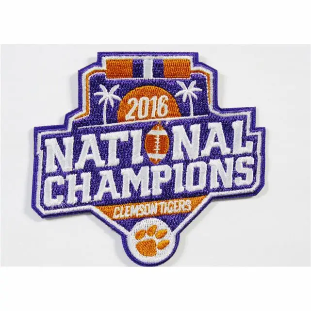 FOOTBALL NATIONAL CHAMPIONS CLEMSON TIGERS PATCHES