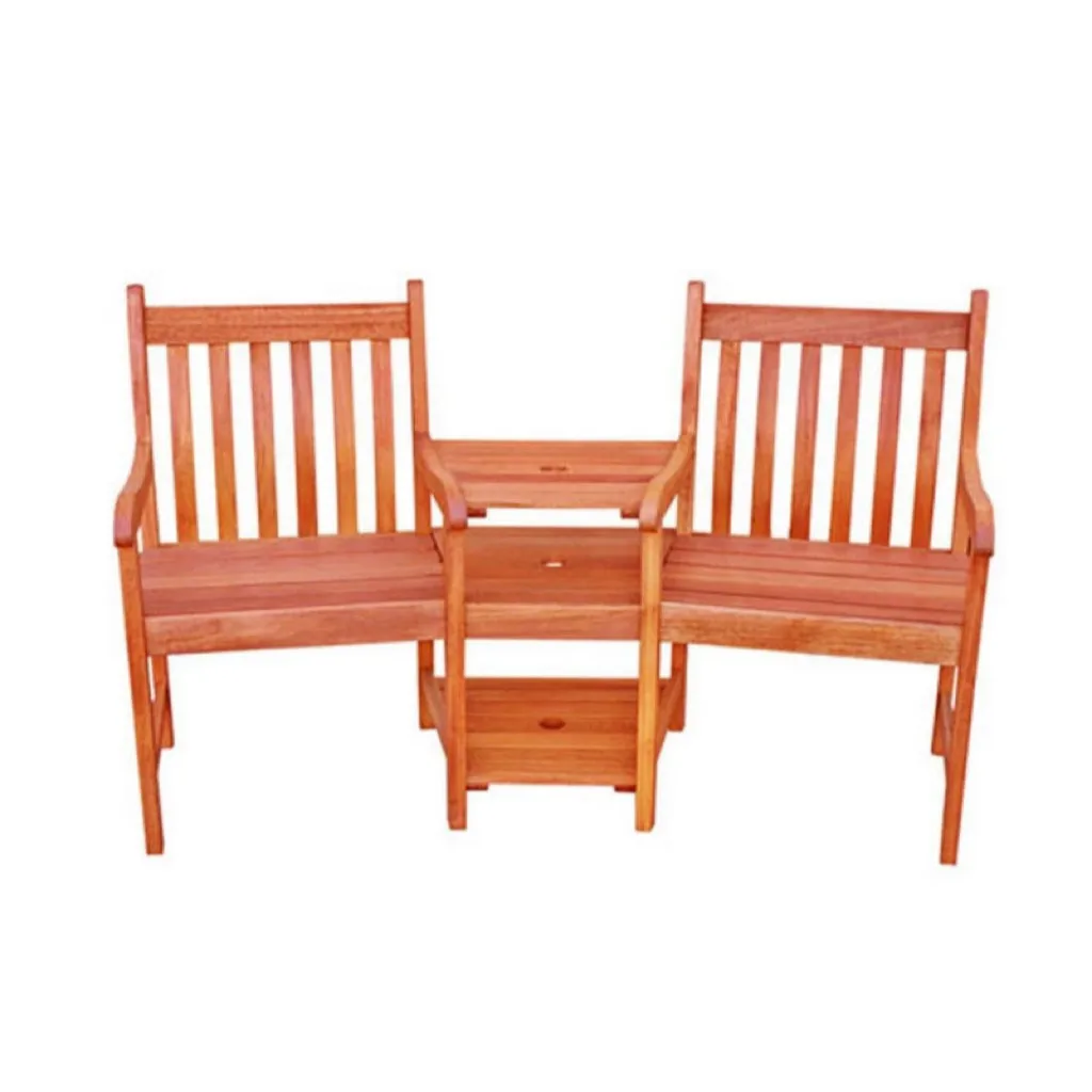 Hot Product Outdoor street cast iron Aluminum alloy legs garden commercial wooden bench leisure chair