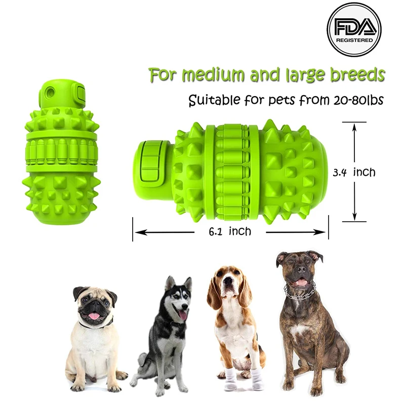 Rubber chew toys outdoor throwing recycling dog training supplies sound grinding teeth bite-resistant interactive pet dog toys