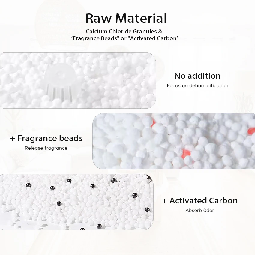 Portable Humidity Absorb Boxes for Closet 450ml activated carbon Odor Eliminator Dehumidifiers Moisture absorber