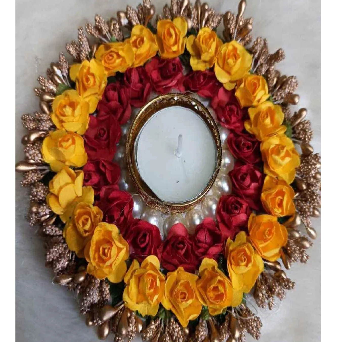 Wholesale Wedding Event Purpose Diwali Diya Gift Housewarming Decor Diwali Decoration Candle Holders Table Top Tealight Holder