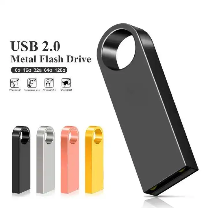 Custom promotion gift high speed metal 8GB 16GB 128GB car flash memory stick pen drive Custom Logo USB3.0 Flash Drives