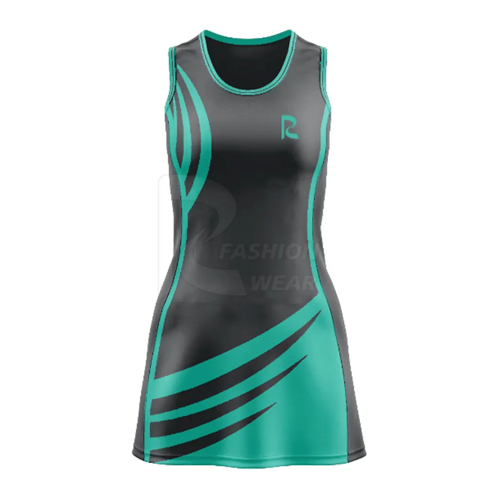 Customized Netball Uniform  In Best Material 100 % Polyester Netball Uniform For Team Private Label Netball Uniform