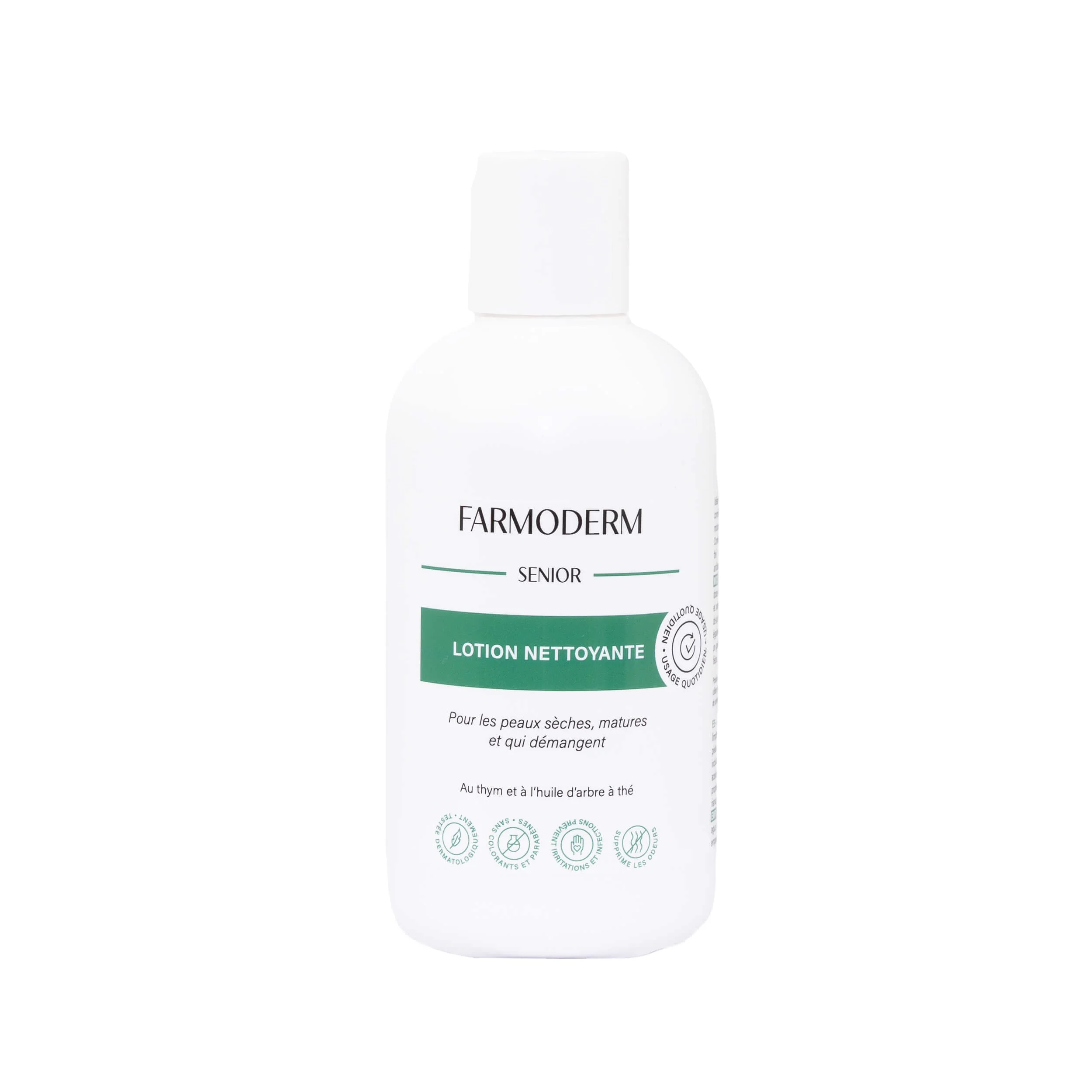100% Made in Italy Best Daily Body Wash for Adults with Sensitive Dry Mature Itchy Skin Thyme and Tea Tree Oil Cream