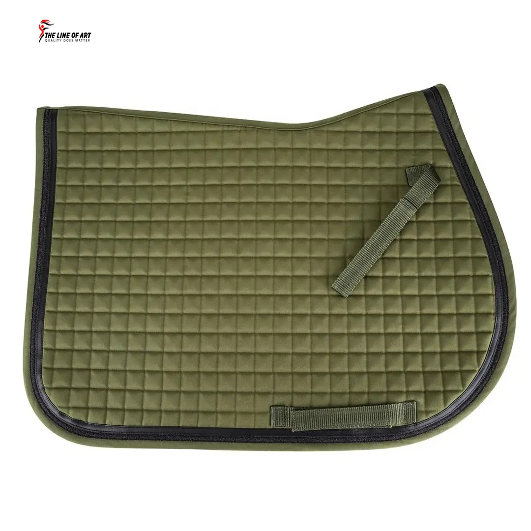 Wholesale Equestrian Suppliers Competition half Saddle Blanket Dressage Saddle Pad Cloth