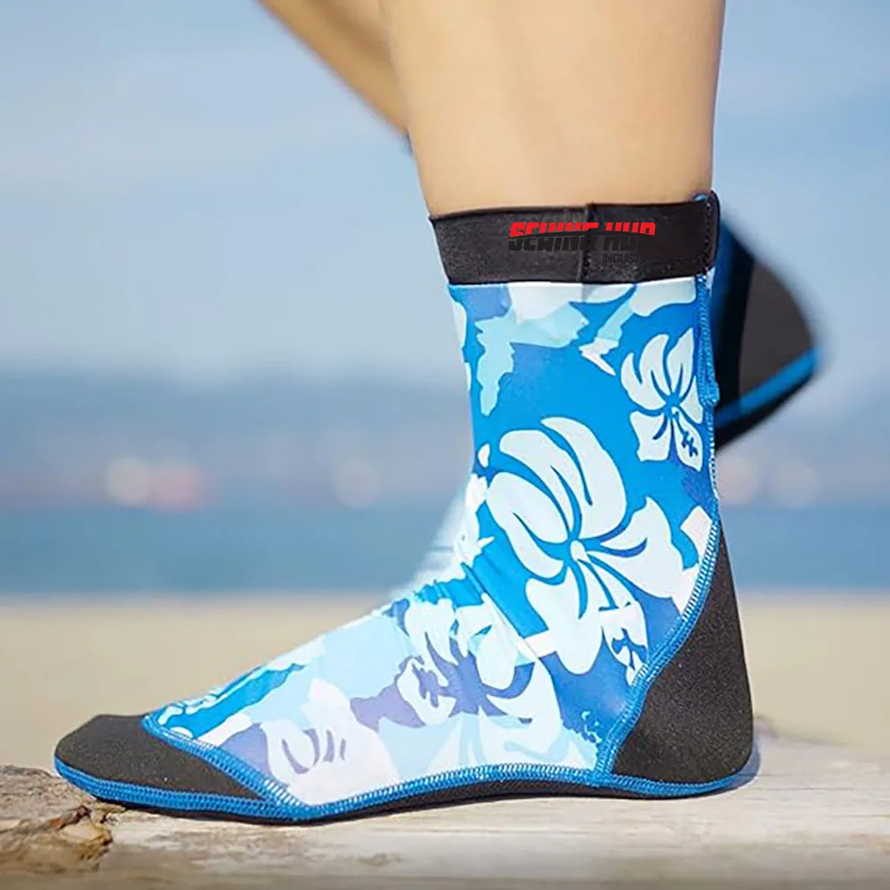 3mm  sock protection freediving beach Swimming wetsuit wet  grip custom made logo waterproof surf neoprene diving socks