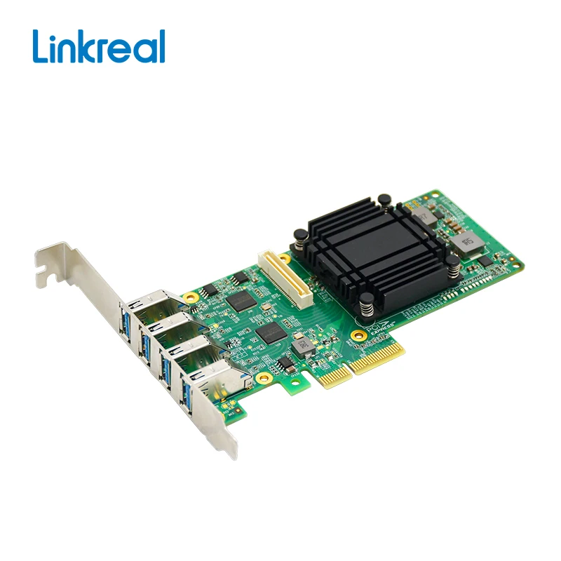 Linkreal LRSU3A42-4A PCIe x4 на 4 порта USB 3 1 карты расширения