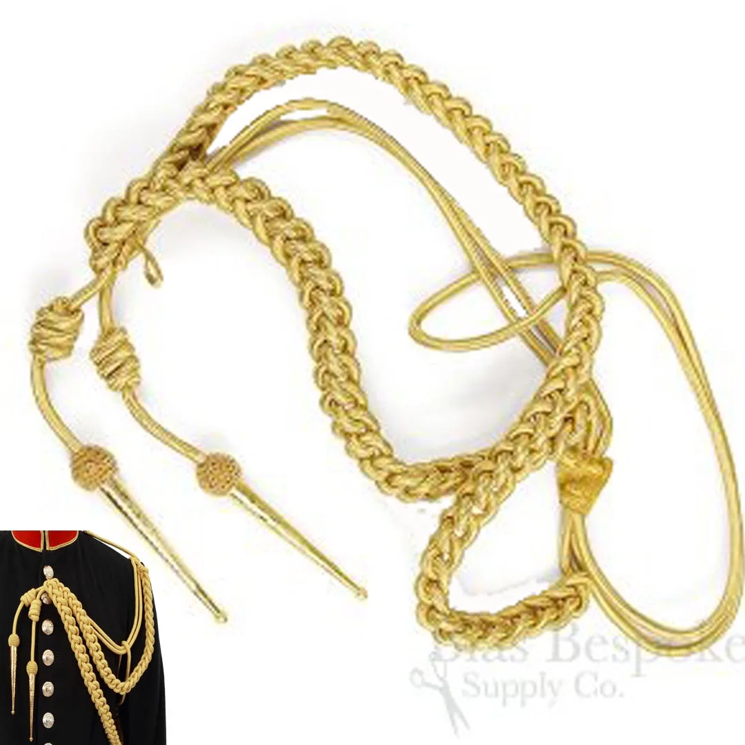 Плетеная плетеная проволока золотого цвета с сеткой и металлическими наконечниками 1