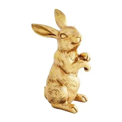 Hot Sell 2024 Aluminum Rabbit Easter Decor Bunny Figurine Statue Sculpture Handmade Miniature Hare Showpiece Tabletop
