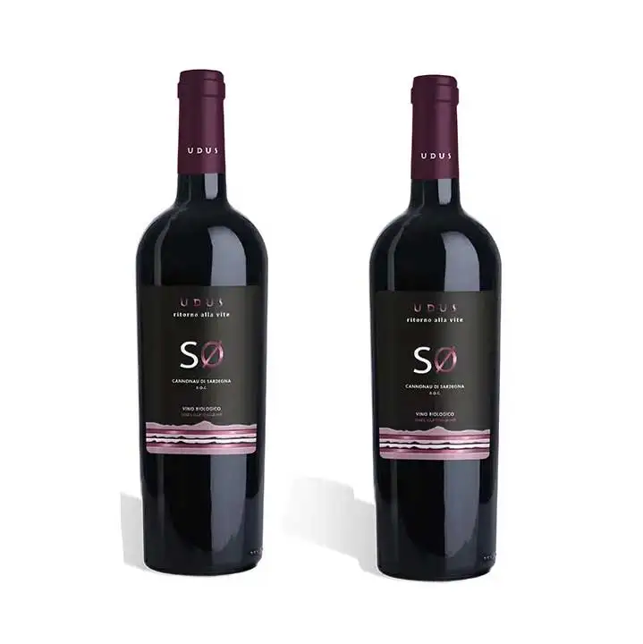 Hot Sell  2021Cannonau di Sardegna organic DOC Cannonau grapes type dry red wine sardinian wine table