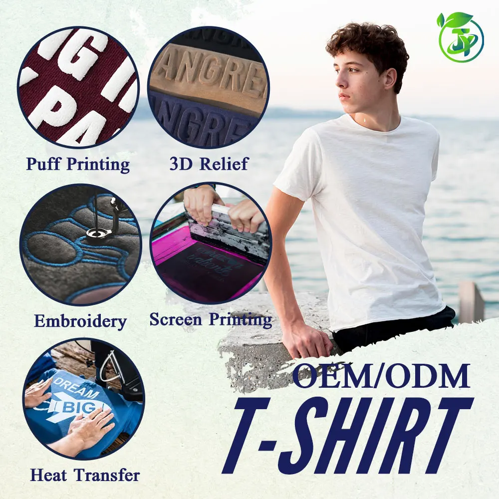 Wholesale Custom Men Blank T-shirt Custom Quality Cotton Loose Drop Shoulder Oversized T Shirt
