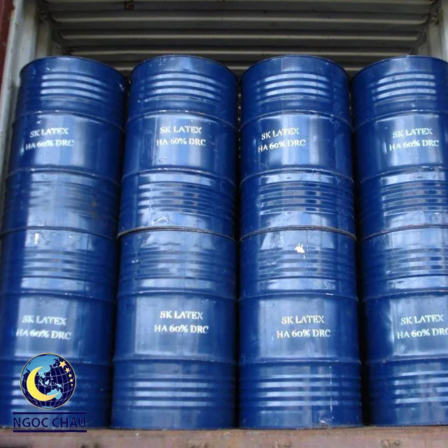 Natural Rubber Latex HA 60% DRC Liquid Latex Raw Material, rubber material high quality