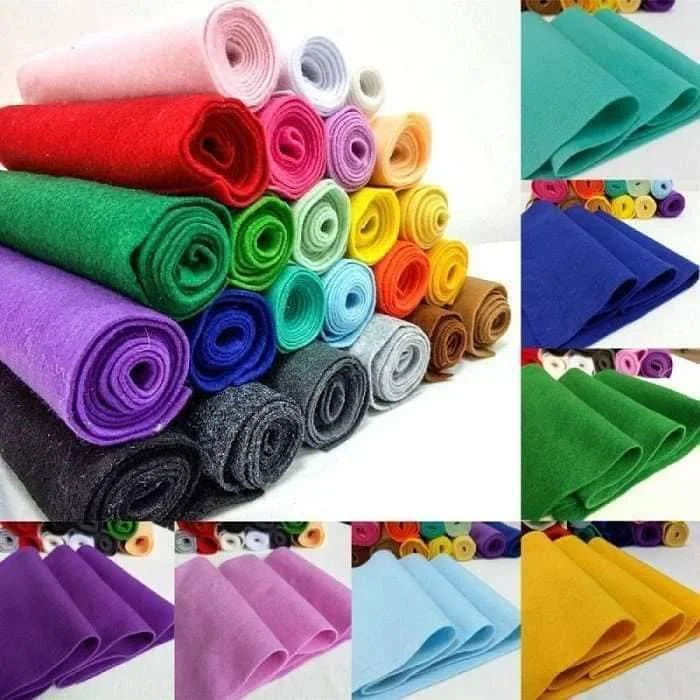 Best-Selling Waterproof Polyester Soundproof Felt Needle Punched Nonwoven Fabric from Vietnam Direct Factory Supply Accessories