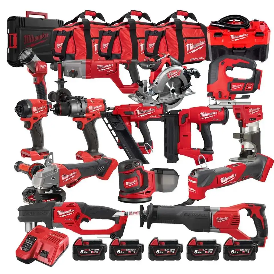 Original Milwaukees 2695-15 M18 18V Combo Tools Kits