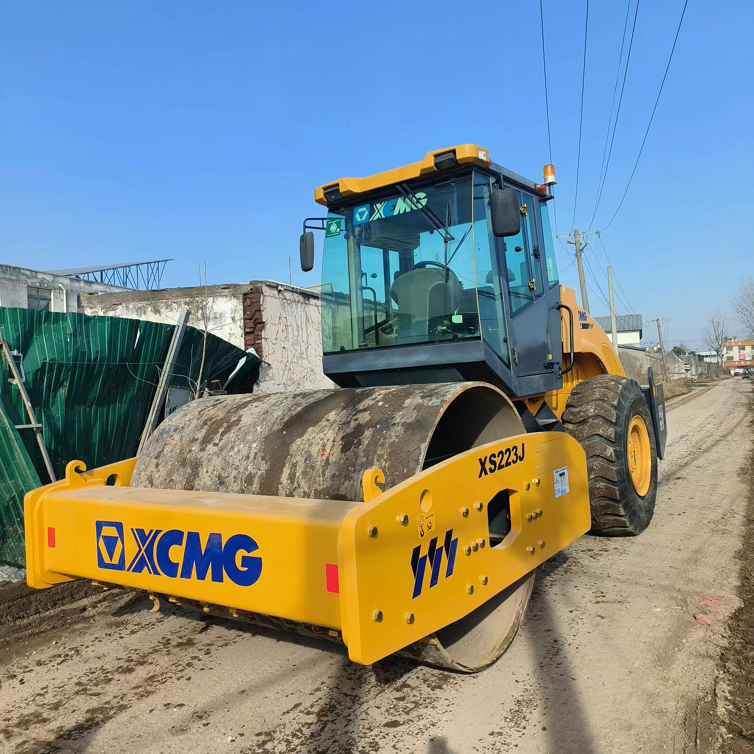 China famous brand XCMG Ofiicial road roller 22tons XS223J Single Drum Vibratory Roller Used XCMG 223J Comapactor