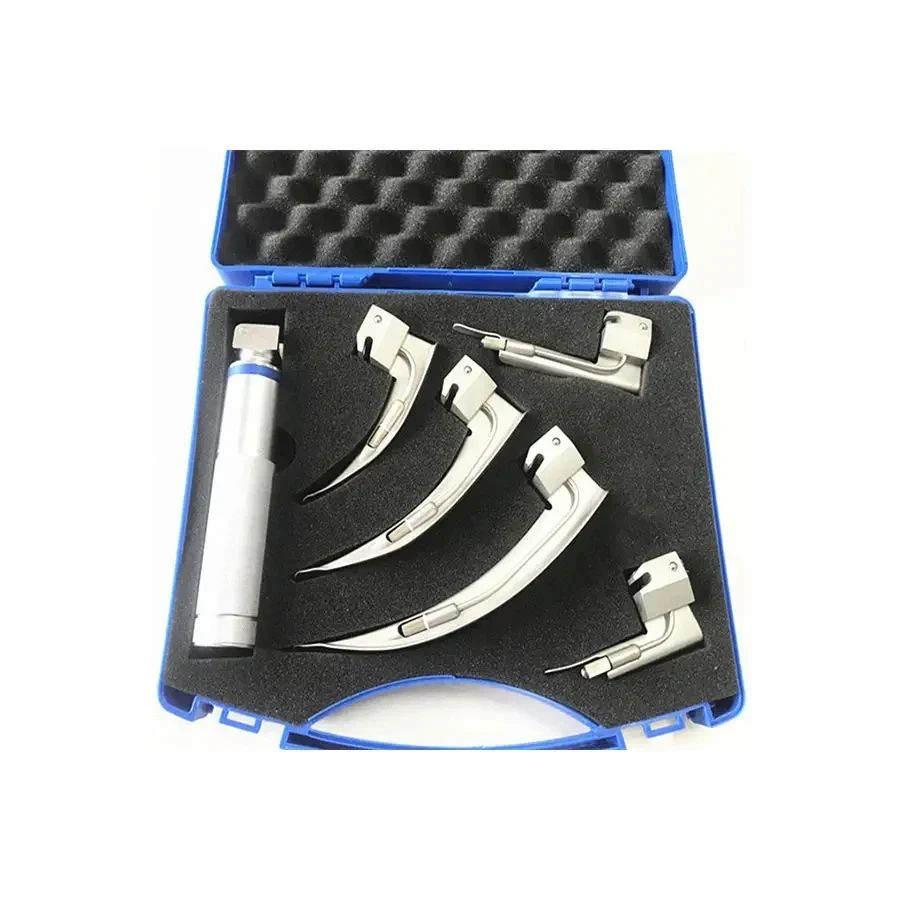 Brass Handle Stainless Steel Laryngoscope Blades Flexible Fiber Optic Laryngoscope Macintosh Laryngoscopes  wholesale price