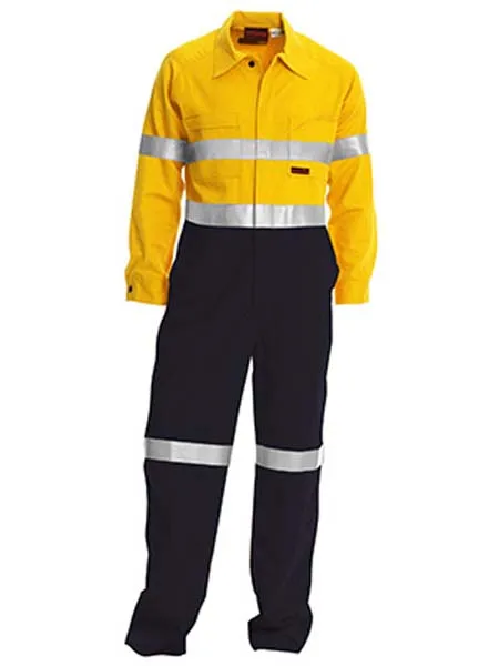 Safety worker uniforms 190 GSM Twill Cotton Coveralls Uniform  Orange Paint Coverall Reflective Construction Workwear Coverall
